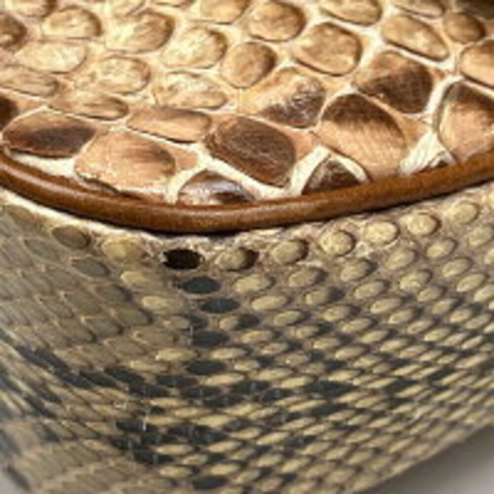 Gucci Marrakech Chain Shoulder Bag Python Leather… - image 3